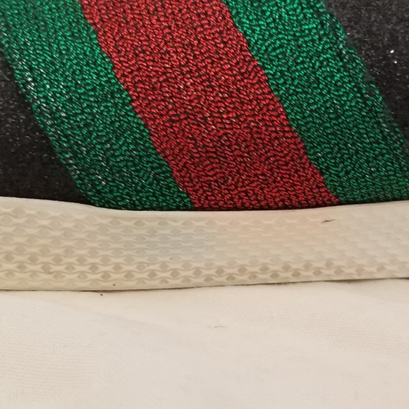 GUCCI Bambi Web Metallic Sneakers Size 10 US - Picture 7 of 8